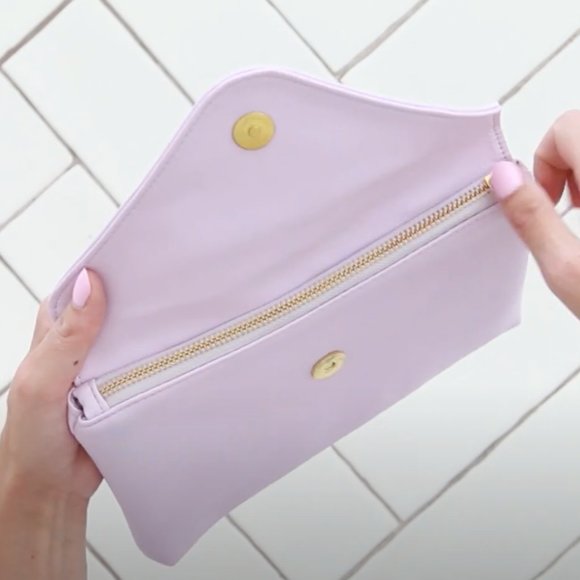 NWOT Studio DIY Croissant Clutch - Picture 3 of 4